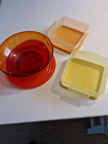 Tupperware kulho- ja säilytysrasiasetti