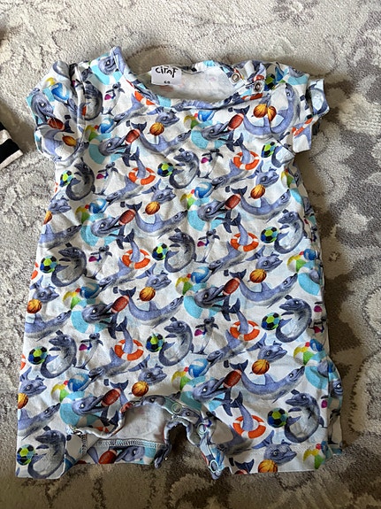 Vauvan uimapuku / summer romper koko 68