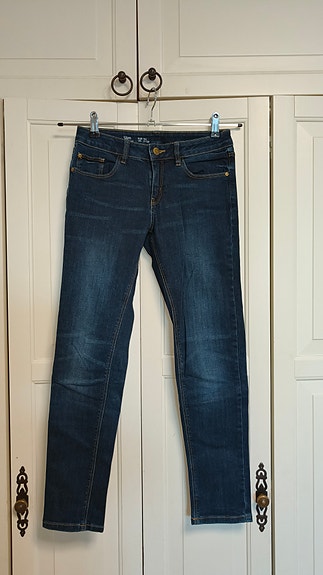 Lindex Slim farkut  sininen unisex