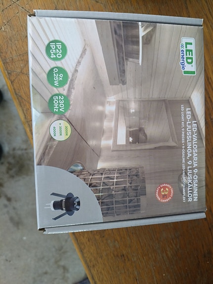 LED energie  9-osainen LED-valosarja IP20/IP54 230V