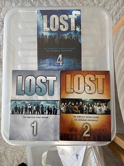 Lost kaudet 1–2 ja 4 dvd-boksit