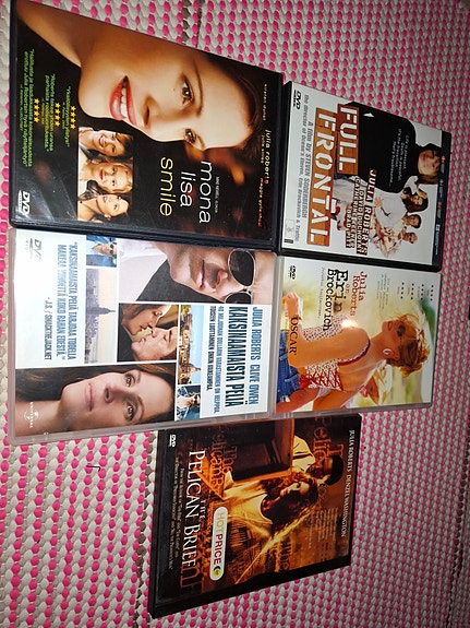 DVD-elokuvapaketti Julia Roberts 5kpl