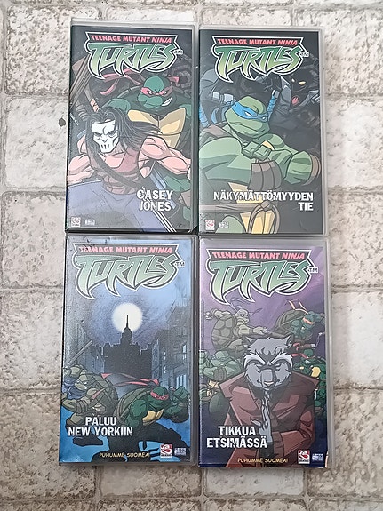 Teenage Mutant Ninja Turtles VHS-kasetit