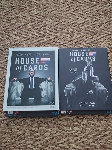 House of Cards blu-ray -kaudet 1–2