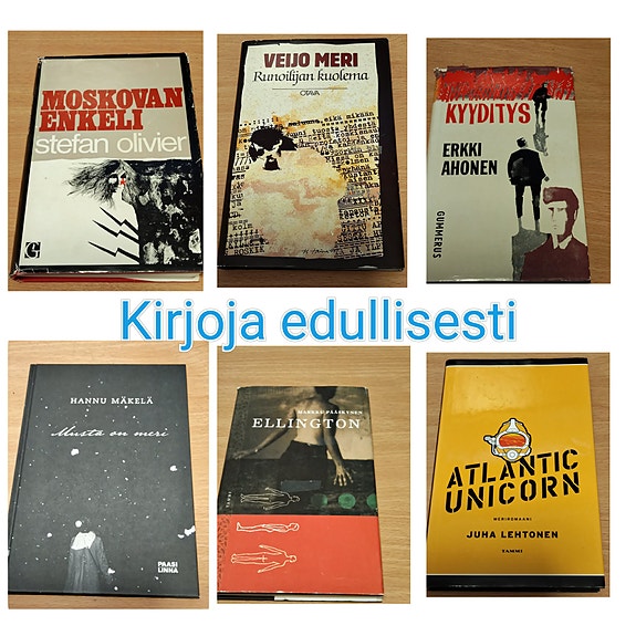 Edullisia kirjoja laidasta laitaan 2-5 e / kpl