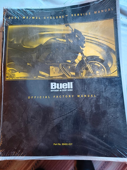 Buell Official Factory Manual huoltokäsikirja moottoripyörälle