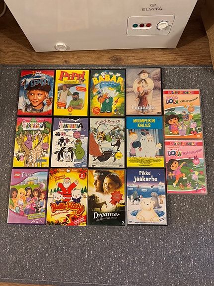 Lasten DVD-elokuvia