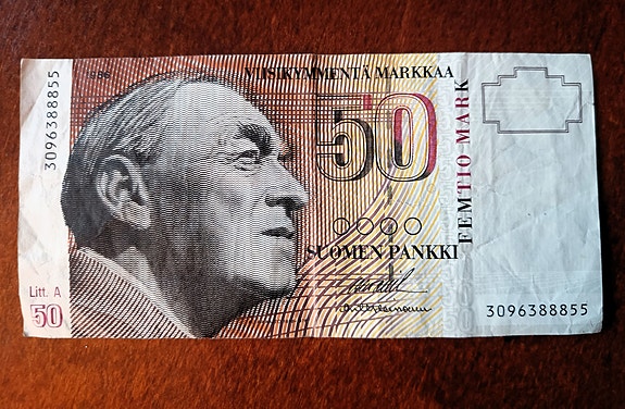 50 markan seteli 1986