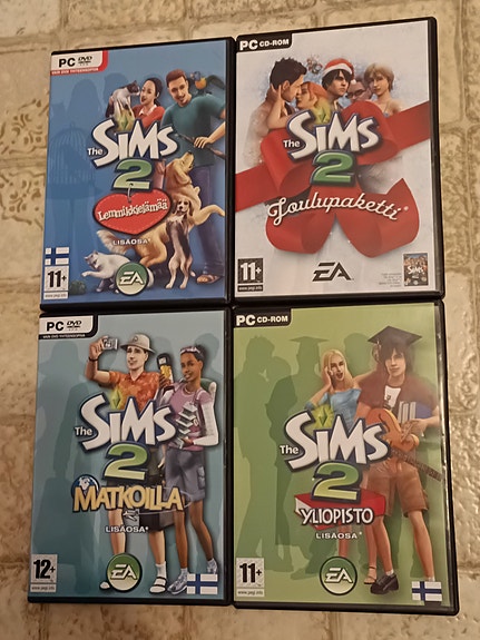 The Sims 2 PC-peli ja lisäosat
