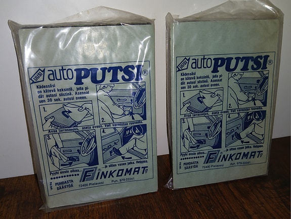 autoputsit 2kpl 80-luvulta