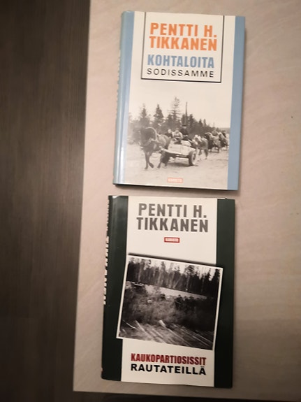 Pentti H. Tikkanen sotakirjat kovakantiset