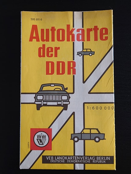 DDR maantiekartta