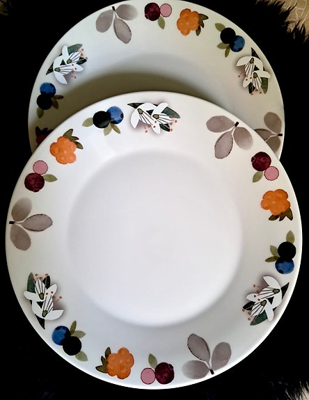 Pentik metsämarja lautanen 21cm (kpl hinta)