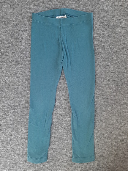 Kappahl 98 104 turkoosi ribbilegginsit ribbi legginsit sininen leggarit housut