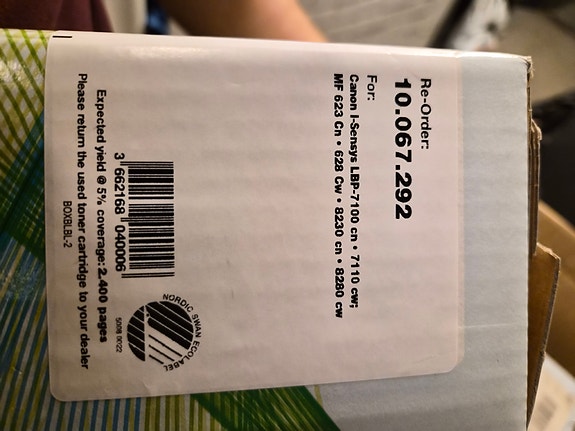 laservärikasetti i-Sensys Canon LBP-7100 cn, LBP-7110 cw, MF 623 cn