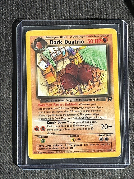 Dark Dugtrio - Team Rocket 23 - Pokemon kortti - EX