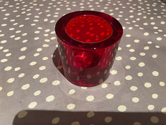 Iittala Kivi tuikku, punainen