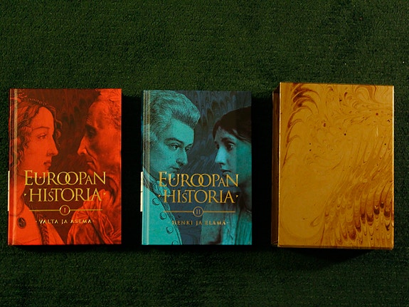 Euroopan historia kirjasarja 2-osainen + kotelo