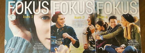 Fokus kurs 1,3,4 ruotsin oppikirja
