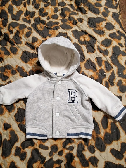 Vauvan huppari harmaa koko 56 unisex