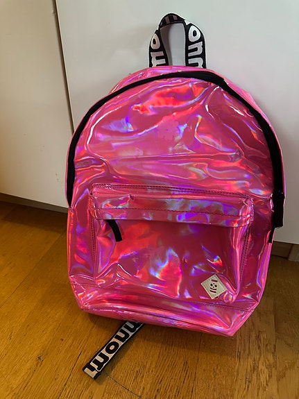 Monmon foil pink tyttöjen reppu