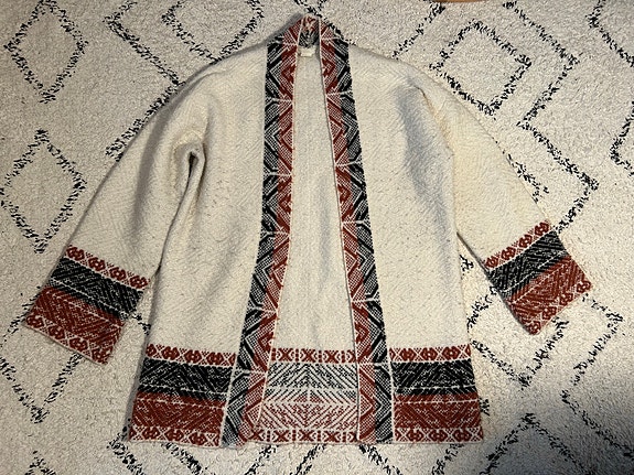 H&M valkoinen neuletakki koko XS