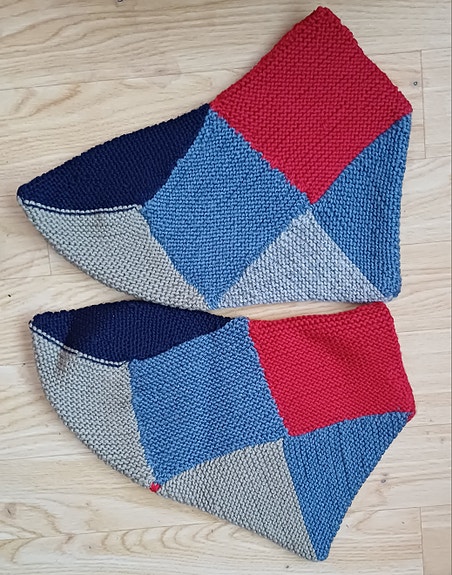 Virkatut tossut koko 41/42