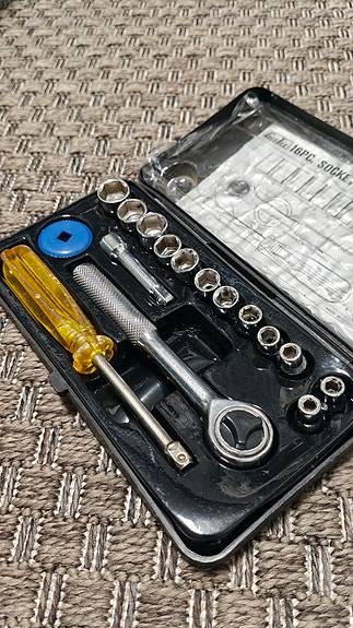 Hylsysarja 1/4" 4-13mm, 13 osaa