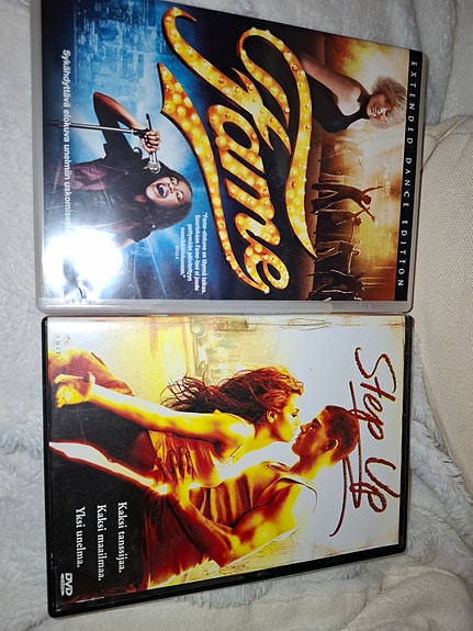 Fame ja Step Up DVD-elokuvat
