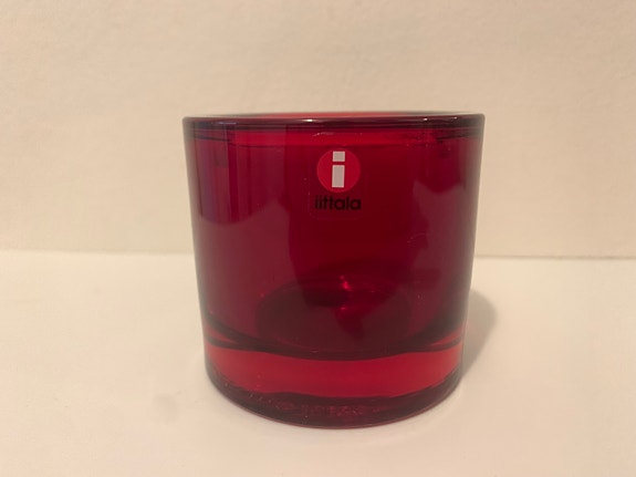 Kivi kynttilälyhty Iittala punainen