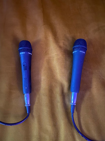Karaoke mikrofoni 2kpl