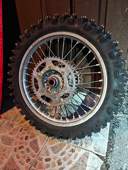 Excel Tagasako vanteet piikkirenkailla (Suzuki rmz 450cc)