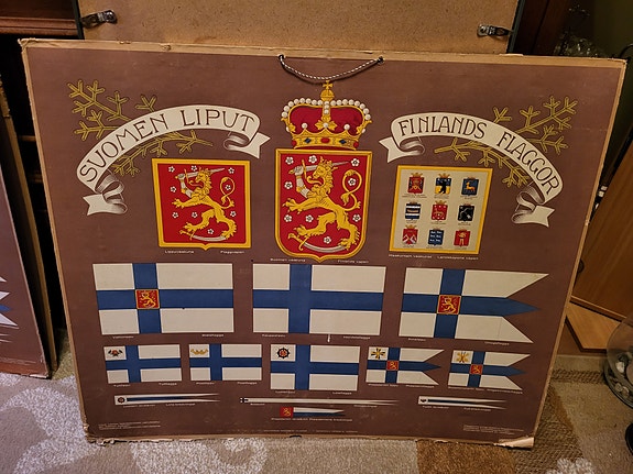 Suomen liput opetustaulu