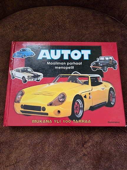 Autot Maailman parhaat menopelit kirja kovakantinen
