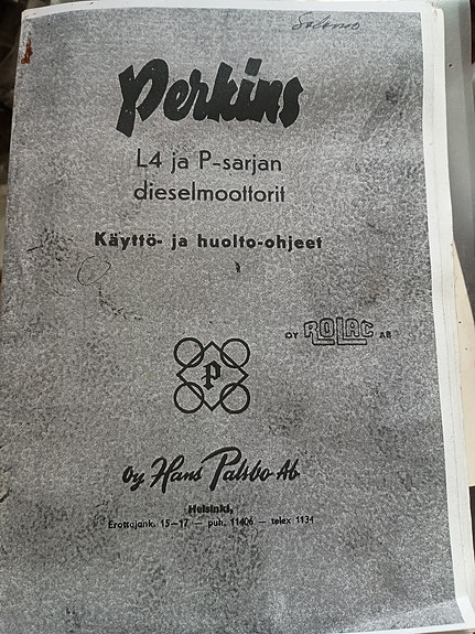Perkins vene moottori kirja
