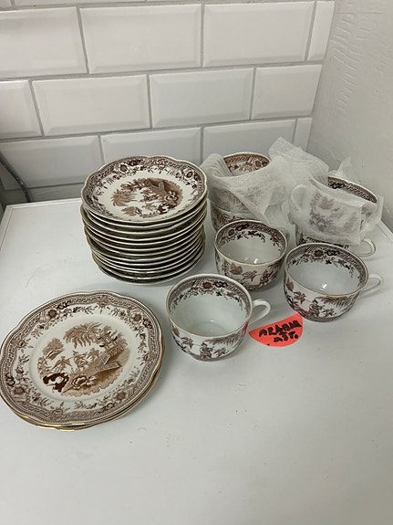 Arabia Willow Pattern kahviastiasto