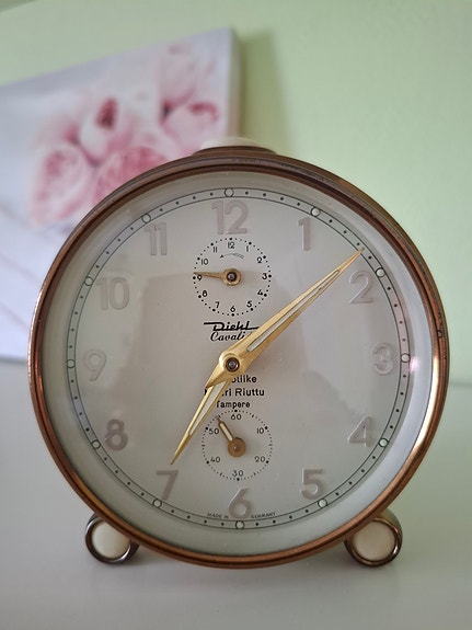 Vintage Diehl Cavalier retro herätyskello