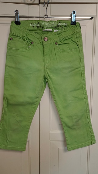 H&M farkut tytöille koko 134 vihreä denim