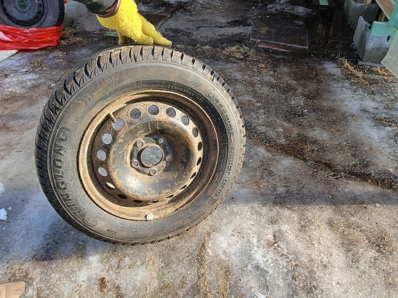 Goodride Gislong nastarengas teräsvanteella 195/65R15