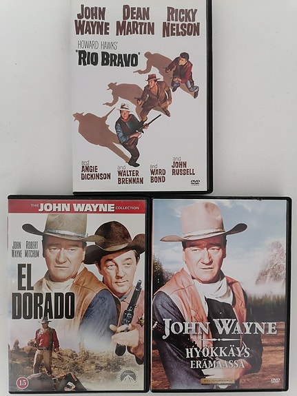 John Wayne lännenelokuvia DVD
