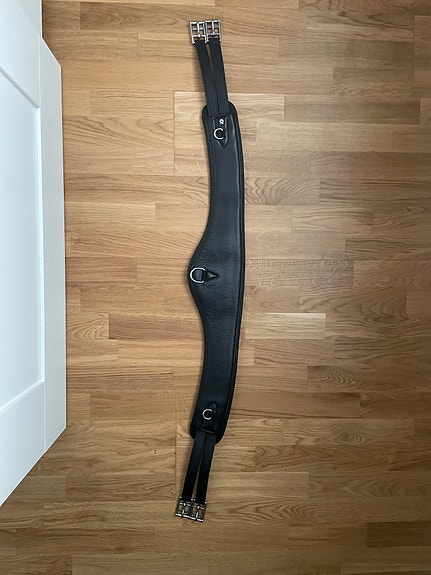 Waldhausen satulavyö musta nahka