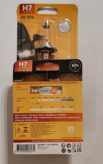 Polttimoita  H7