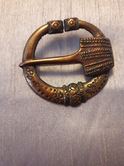Kalevala vanha rintaneula virusmäen solki