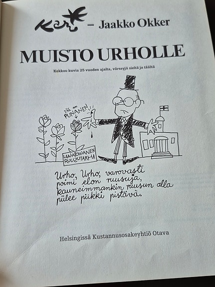 Kari Suomalainen, Jaakko Okker: Muisto Urholle