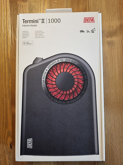 Defa Termini sisätilanlämmitin 1000W