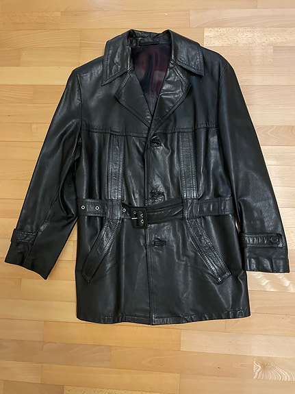 Vintage nahkatakki Elite koko 46