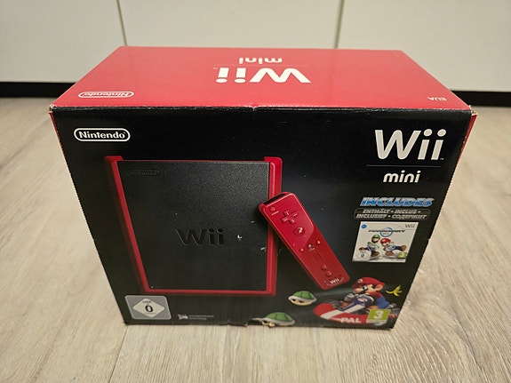 Nintendo Wii Mini pelikonsoli (Mario Kart Bundle)
