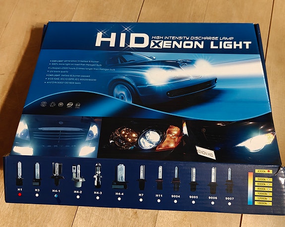 HID Xenon Light ajovalojen muuntosarja H4