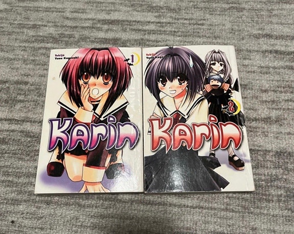 Yuna Kagesaki Karin manga 1–2 suomeksi