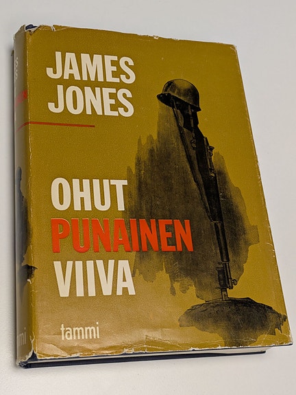 James Jones - Ohut Punainen Viiva (sidottu) Hieno Kunto!